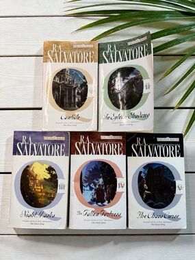 R.A. Salvatore Cleric Quintet Complete Paperback Set Forgotten Realms Lot